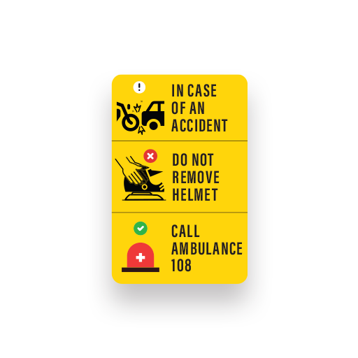 Do not remove helmet Sticker 1