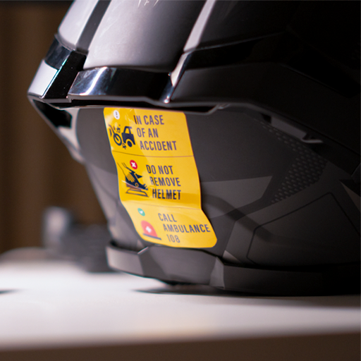 Do not remove helmet Sticker 2