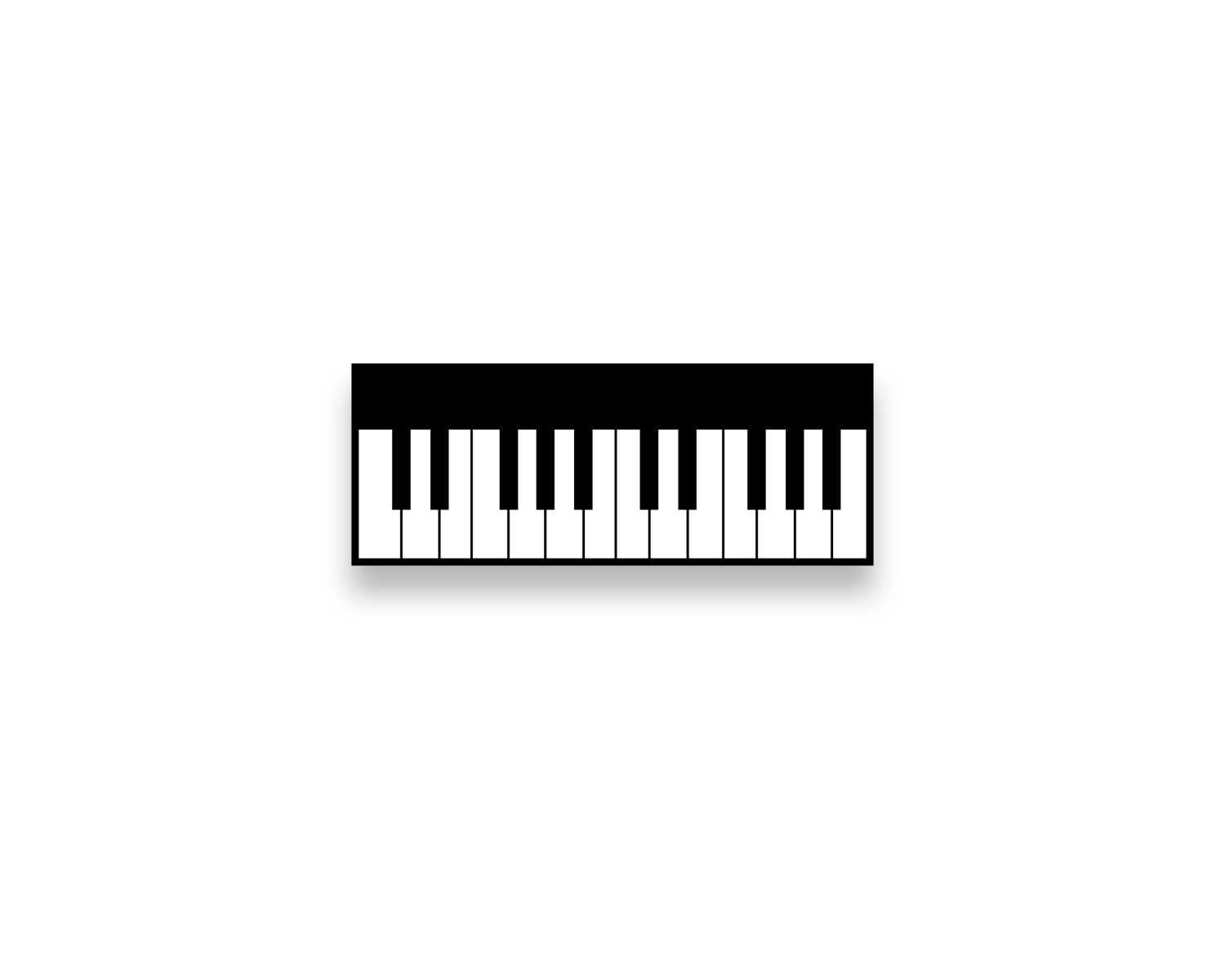 Keyboard (Piano) bookmark - Magnetic Coverimage_b6b3e202-6705-4708-9dca-0f209be4abb2