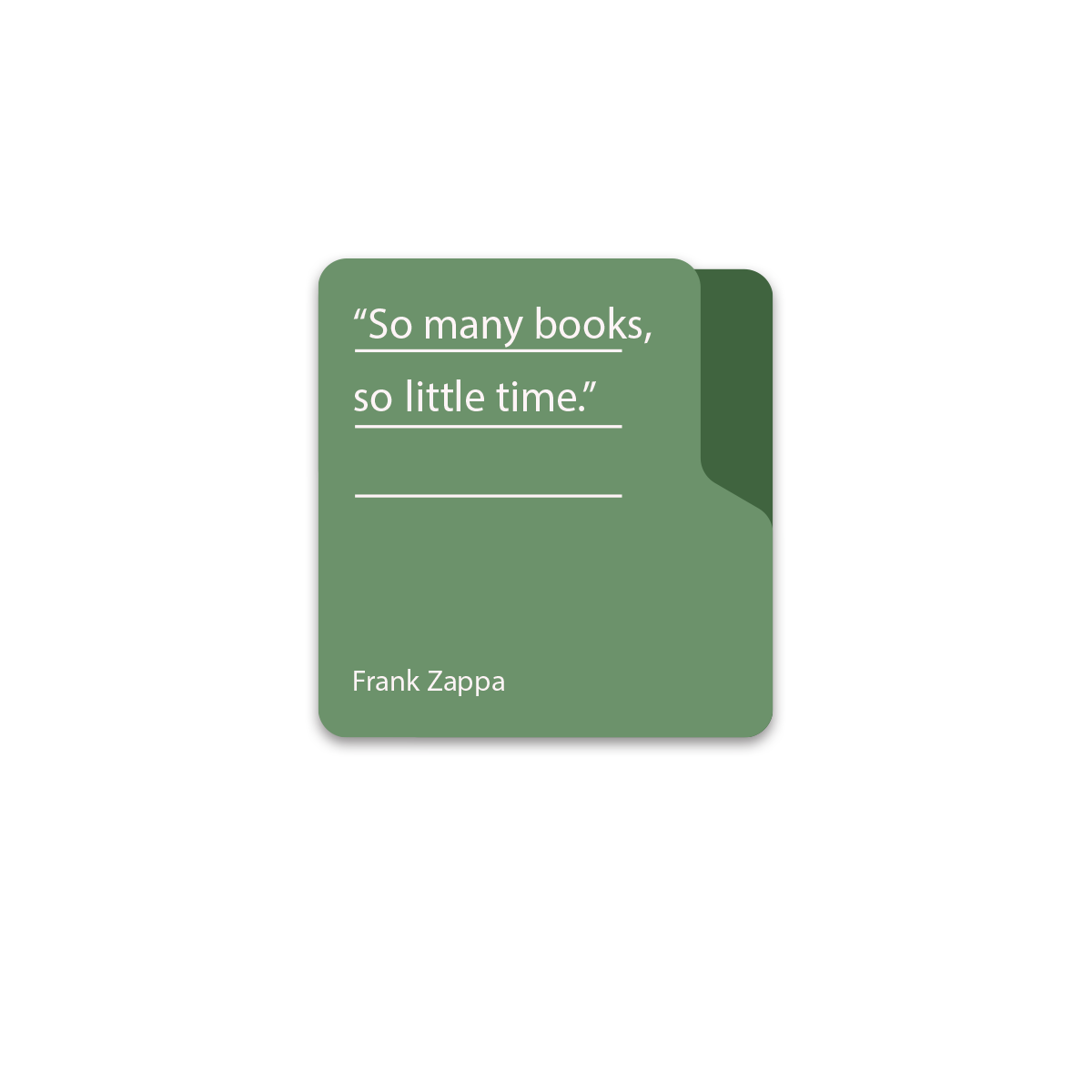 So many books so little time folder magnetic bookmark Coverimage_f639f683-4012-4ab5-b404-ed53fd37d88d