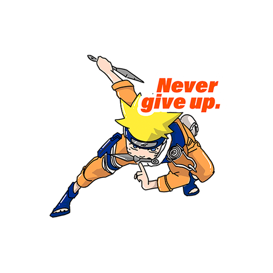Never give up - Naruto laptop sticker NeverGiveup-Naruto