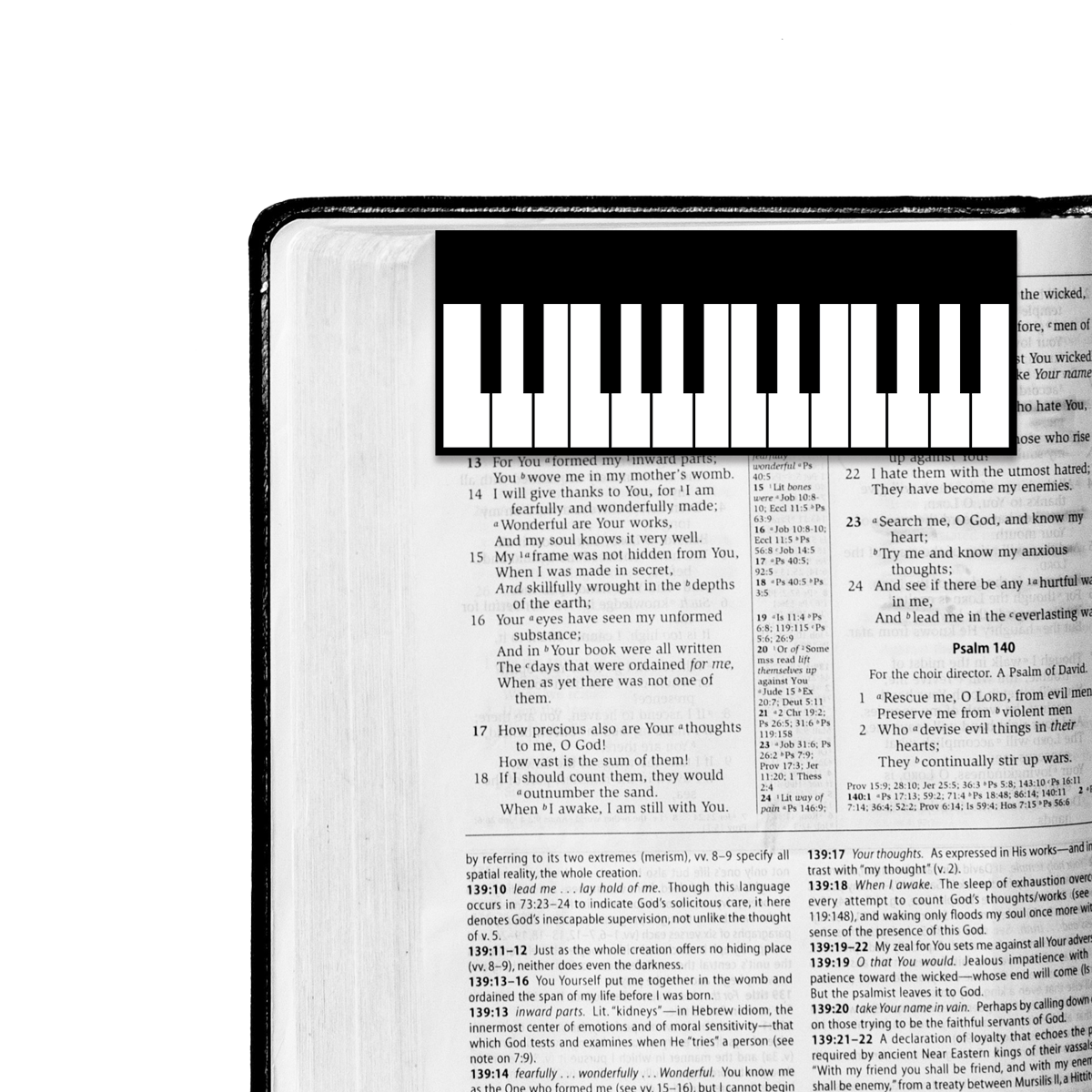 Keyboard (Piano) bookmark - Magnetic Productimage_ec6ed490-5b45-43d6-9db0-888fa027b516