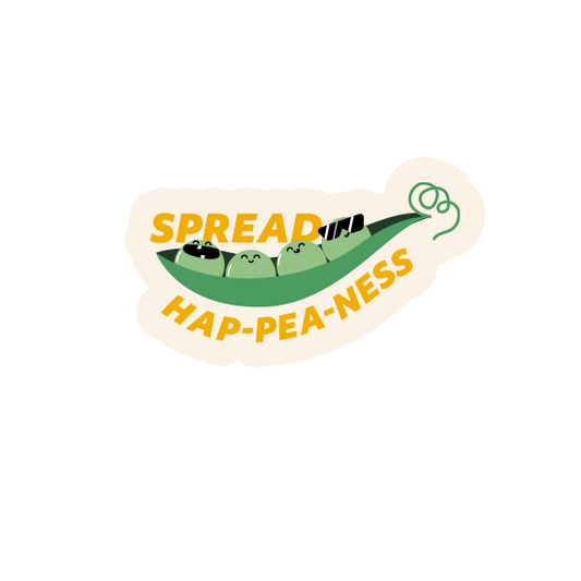 Spread happeaness laptop sticker Spreadhappeaness