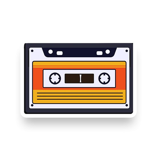 Cassette bookmark - Magnetic cassette-bookmark-magnetic-208438
