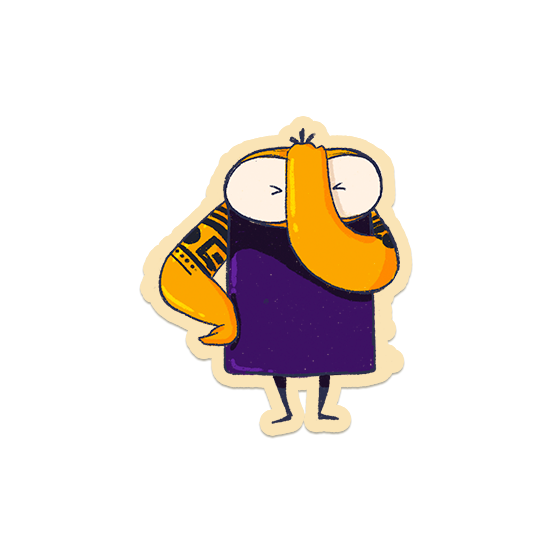Owl stickers Owl-Ohno