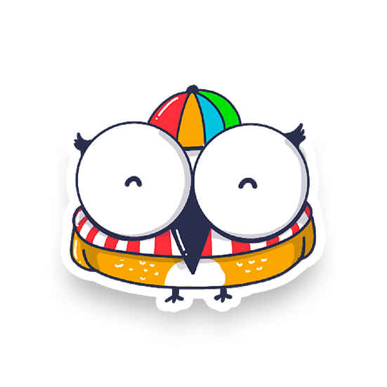 Owl bookmark - Slide-in Owl