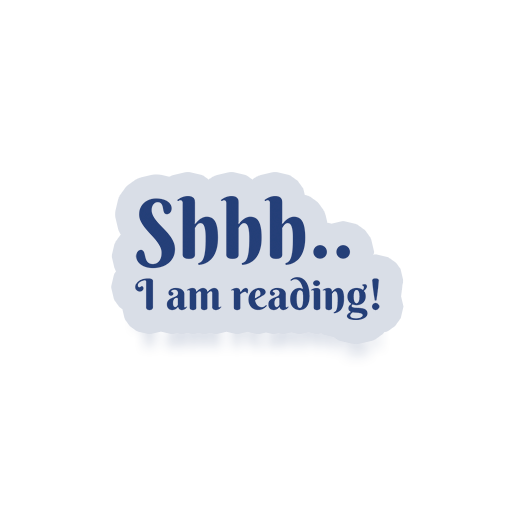 I am reading Laptop sticker Shhhh_61bd9a62-1164-4da2-829d-eeec13d09ee2