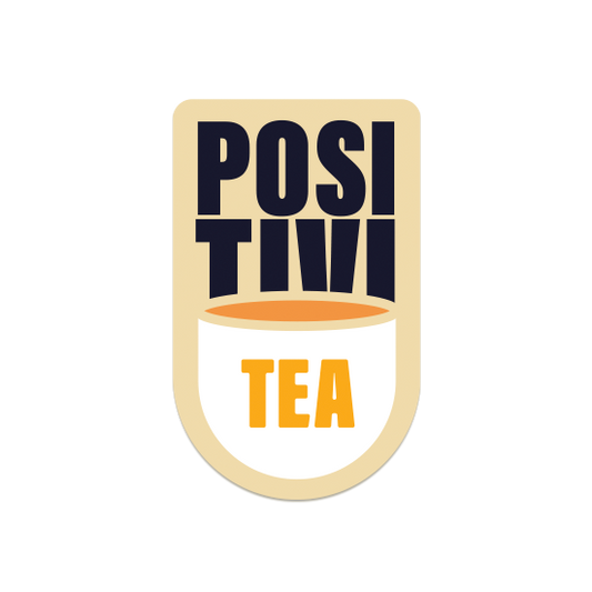 Positivitea cool laptop sticker