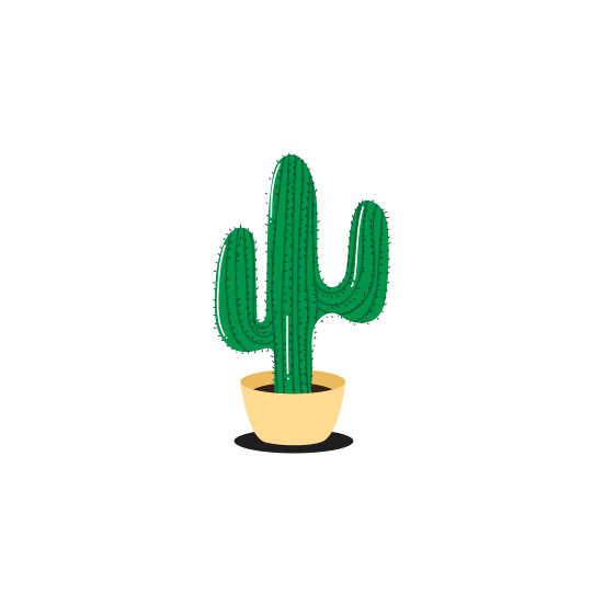 Cactus Acrylic pin
