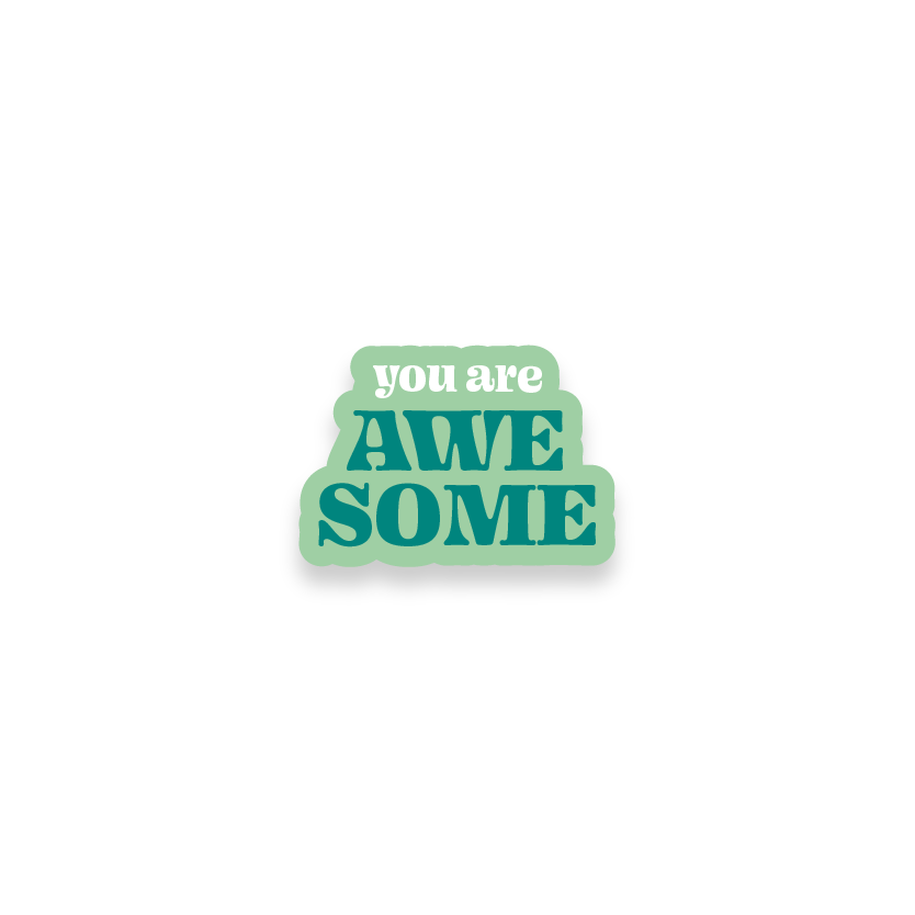 You are awesome! laptop sticker stickers_Youareawesome