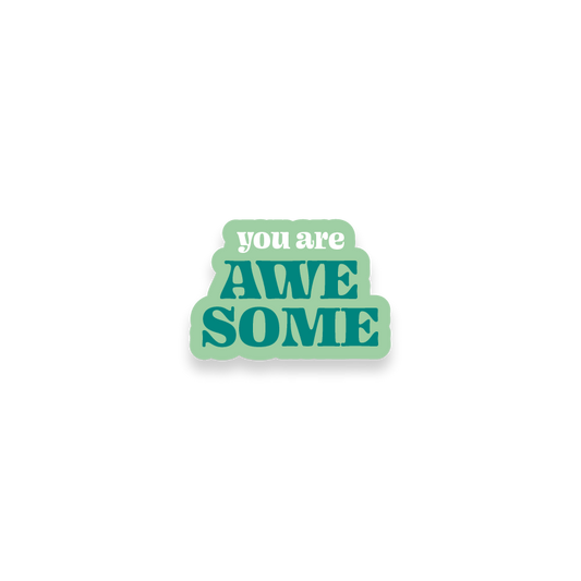 You are awesome! laptop sticker stickers_Youareawesome
