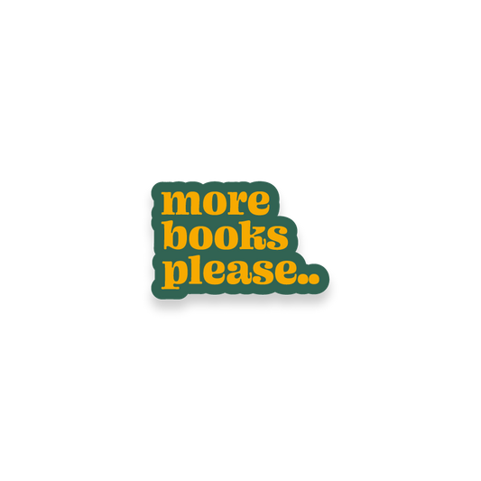 More books please laptop sticker stickers_morebooksplease