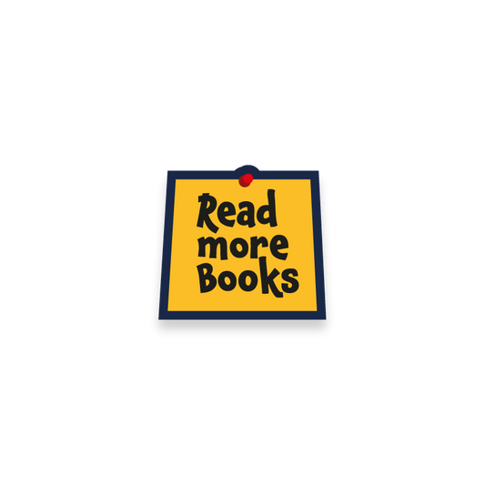 Read more books laptop sticker stickers_readmorebooks