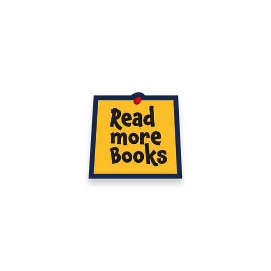 Read more books sticker