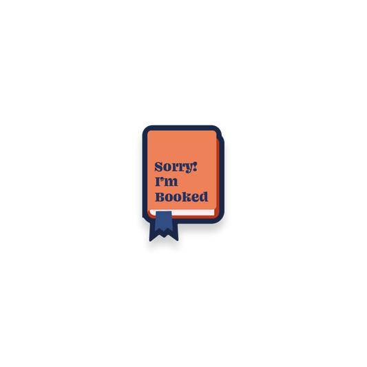 Sorry i'm booked laptop sticker stickers_sorryI_mbooked