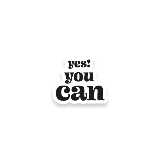 yes! you can sticker