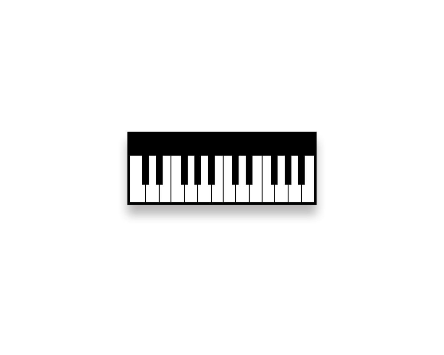 Keyboard (Piano) bookmark - Magnetic