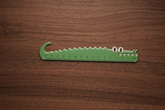 Crocodile Wooden Ruler