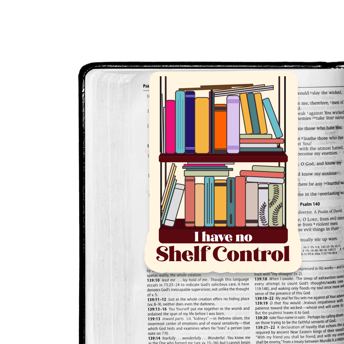 No Shelf Control bookmark - Magnetic