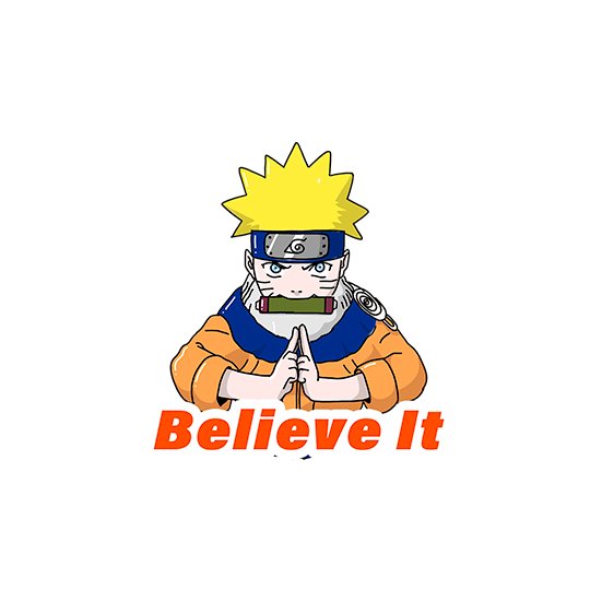 Believe It - Naruto laptop sticker believe-it-naruto-laptop-sticker-803633