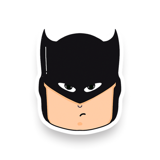 Cute batman face bookmark for books