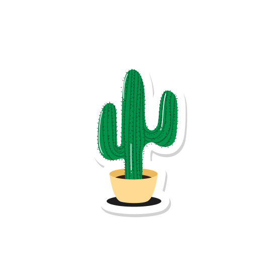 Cactus Acrylic pin