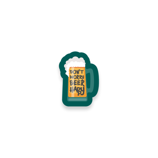 beer mug sticker