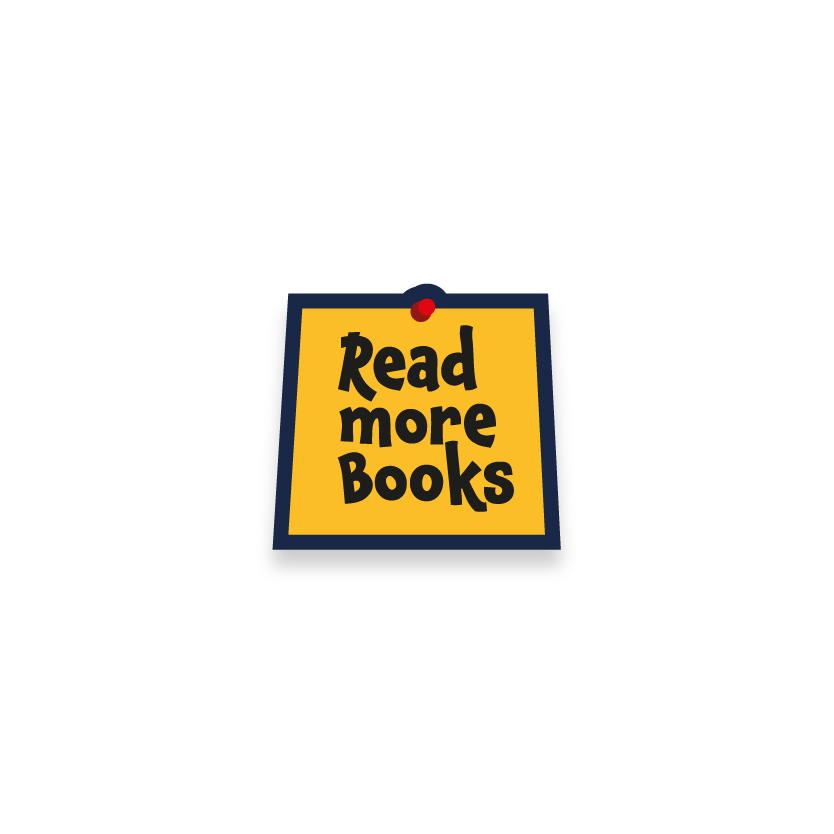 Read more books sticker