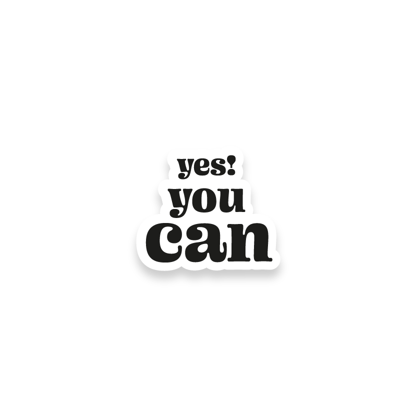yes! you can sticker